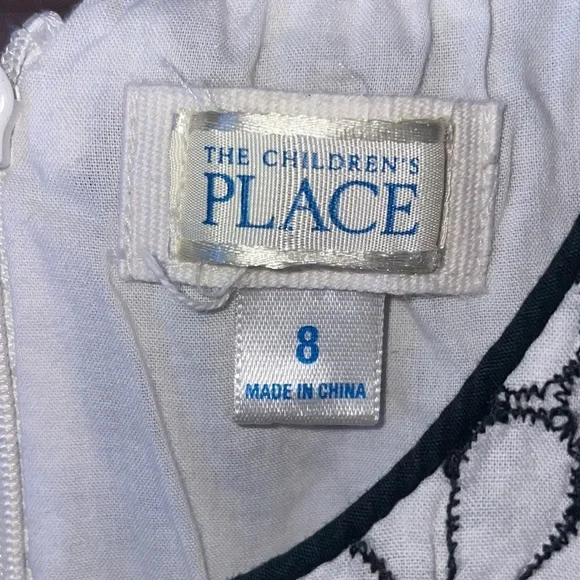 The Children’s Place black and white floral dress. Girls size 8 - Picture 4 of 4